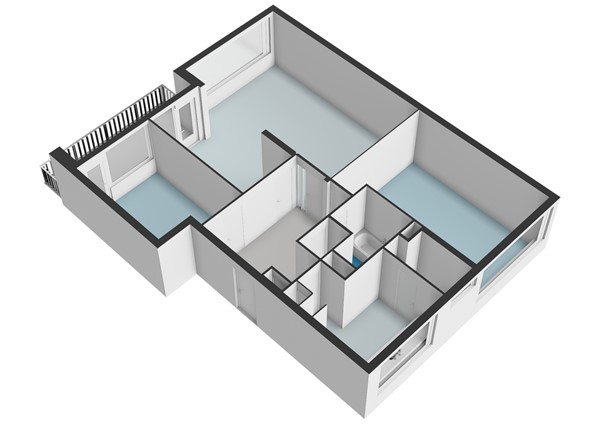 Floorplan - Apollolaan 140, 2324 BV Leiden